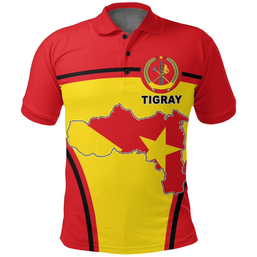 Tigray Active Flag Polo Shirt