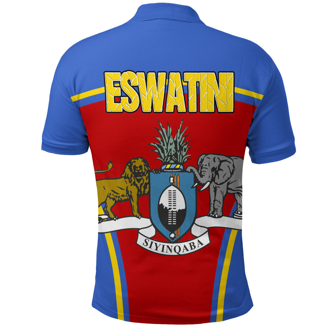 Eswatini Active Flag Polo Shirt