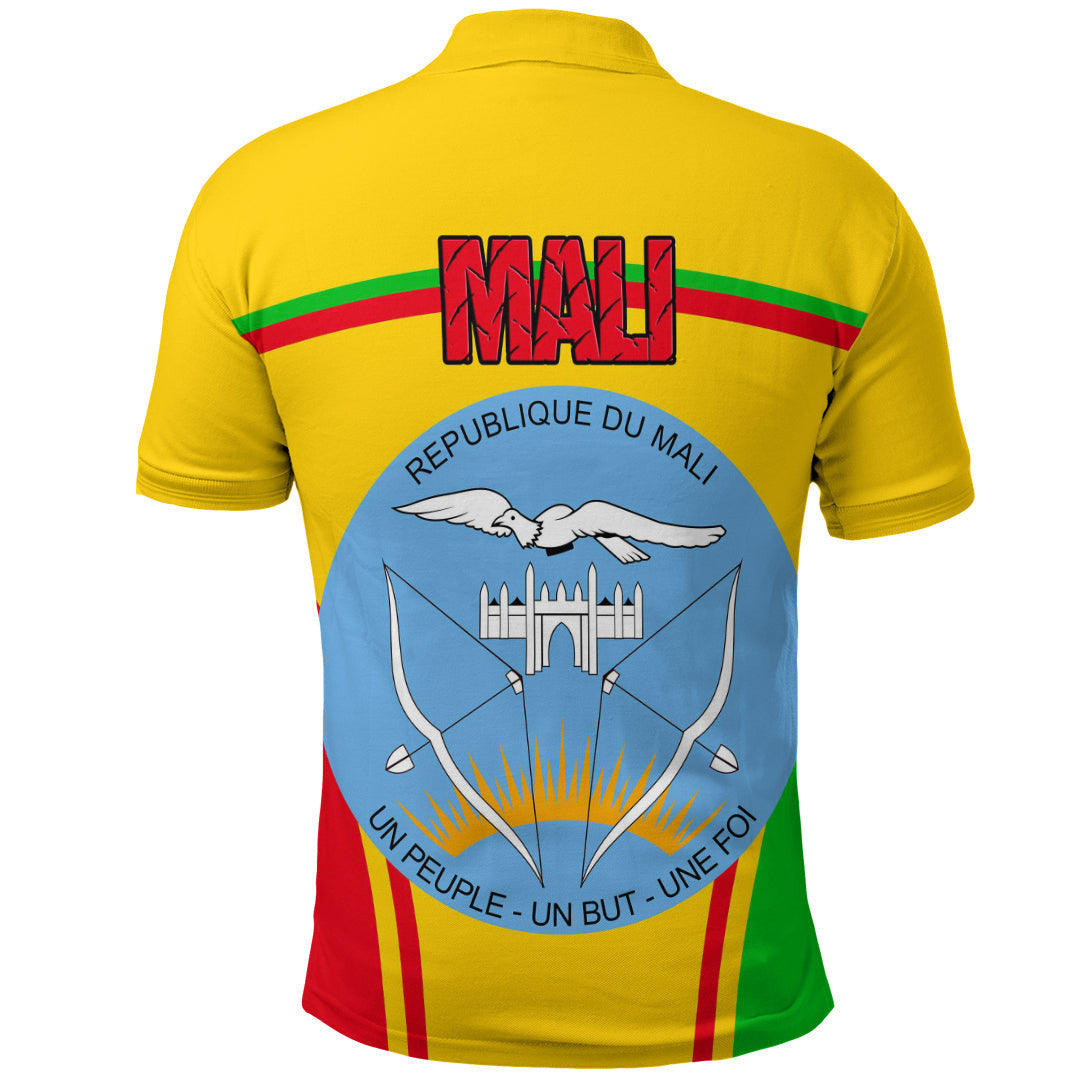 Mali Active Flag Polo Shirt