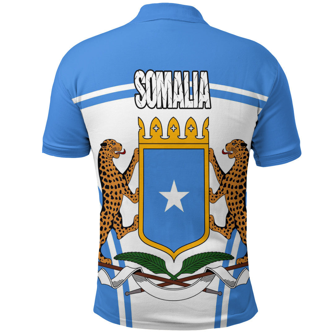 Somalia Active Flag Polo Shirt