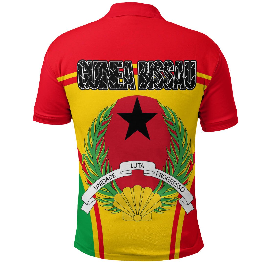 Guinea Bissau Active Flag Polo Shirt