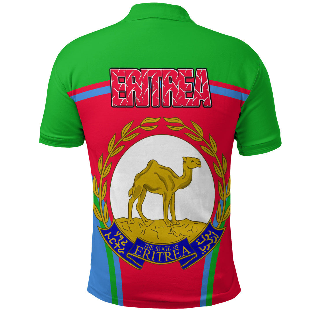 Eritrea Active Flag Polo Shirt