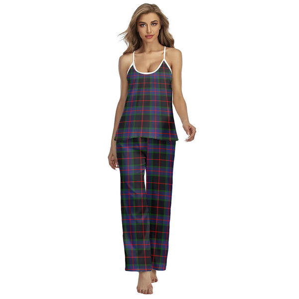 Nairn Tartan Plaid Cami Pajamas Sets