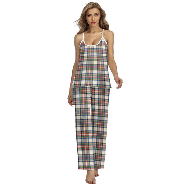 Stewart Dress Ancient Tartan Plaid Cami Pajamas Sets