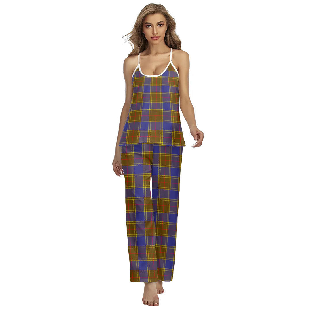 Balfour Modern Tartan Plaid Cami Pajamas Sets