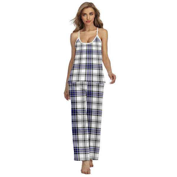 Hannay Modern Tartan Plaid Cami Pajamas Sets
