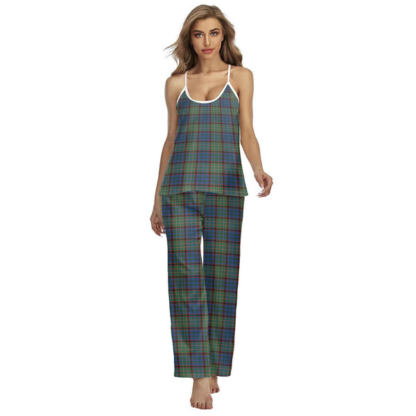 Nicolson Hunting Ancient Tartan Plaid Cami Pajamas Sets