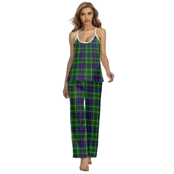 Duncan Modern Tartan Plaid Cami Pajamas Sets