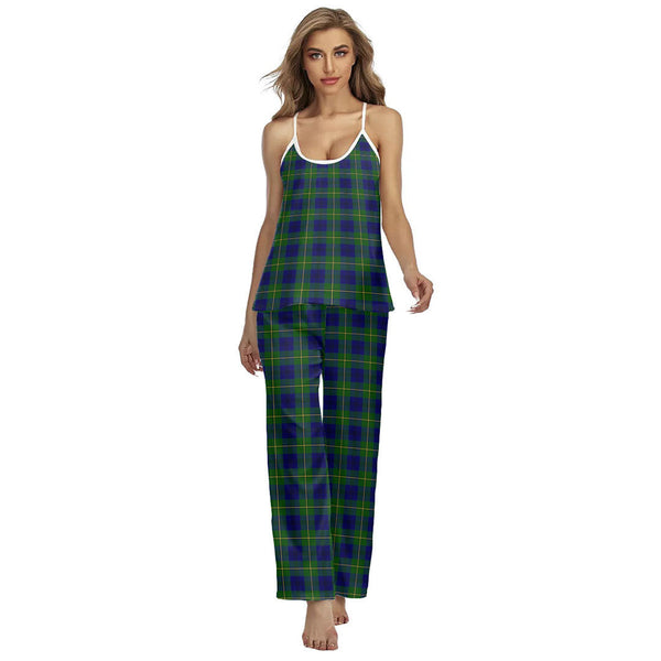 Johnston Modern Tartan Plaid Cami Pajamas Sets