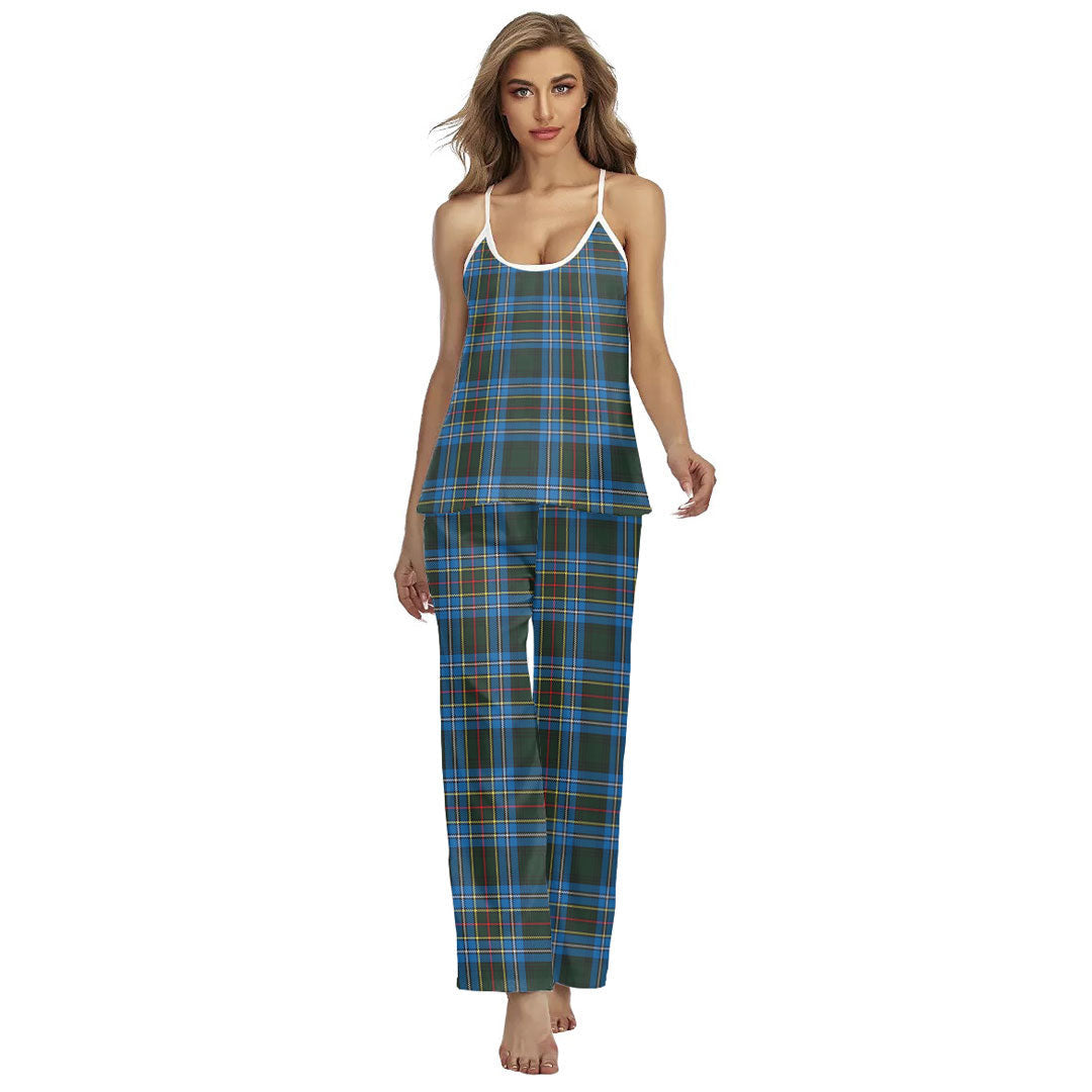 Cockburn Modern Tartan Plaid Cami Pajamas Sets