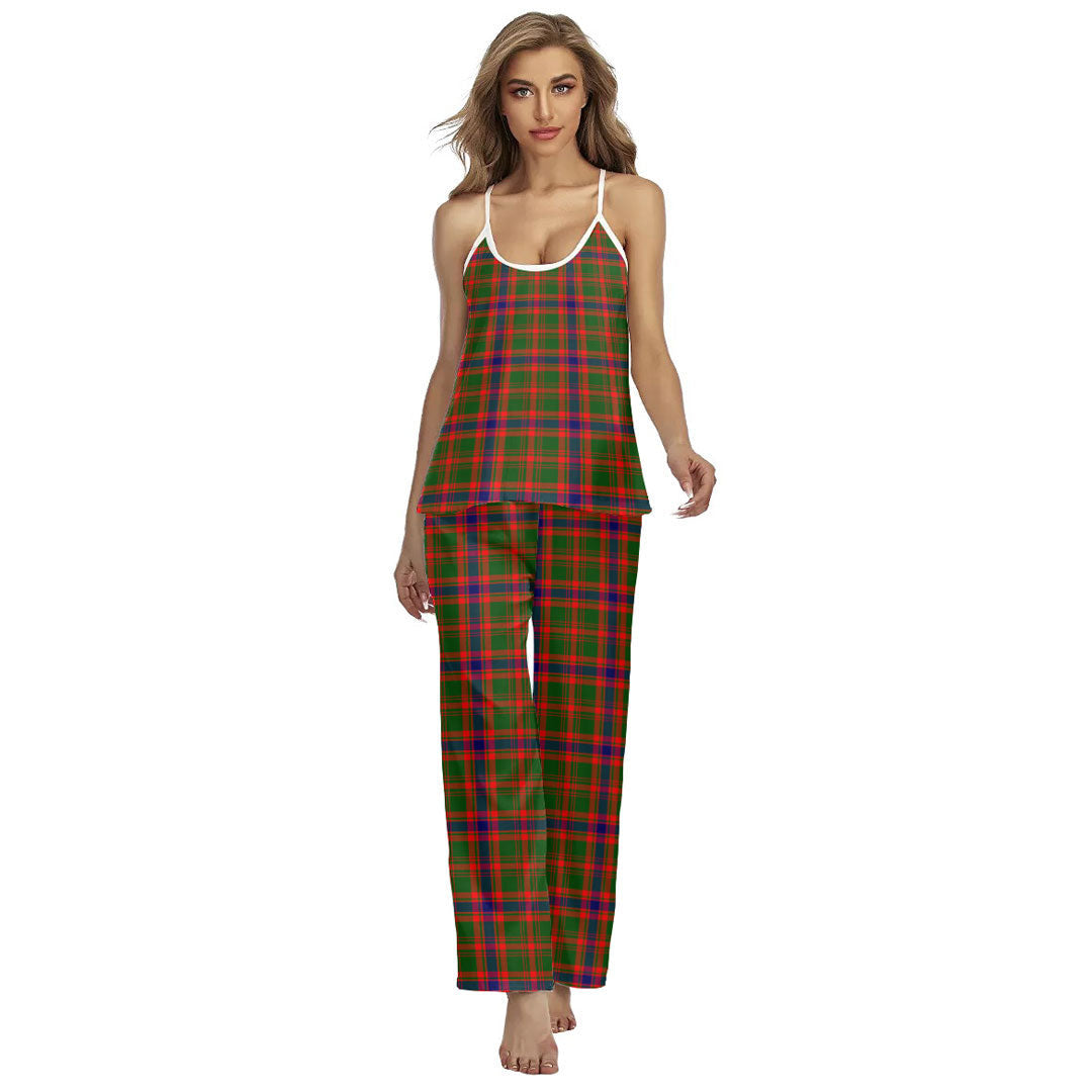 Nithsdale District Tartan Plaid Cami Pajamas Sets