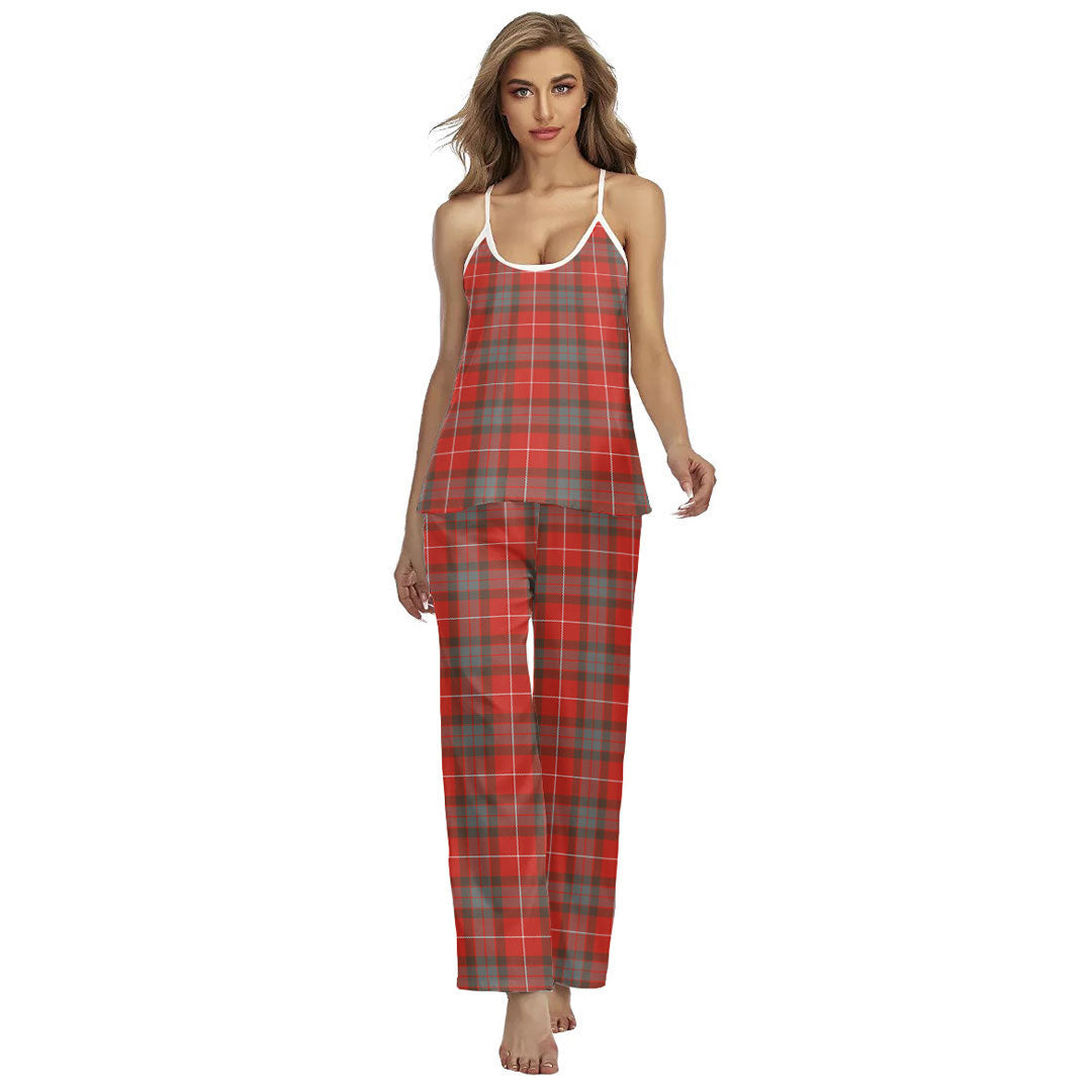 Fraser Weathered Tartan Plaid Cami Pajamas Sets