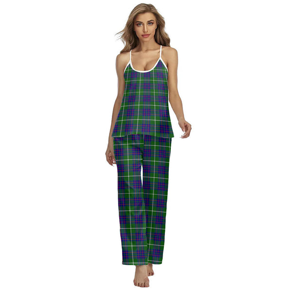 MacIntyre Hunting Modern Tartan Plaid Cami Pajamas Sets
