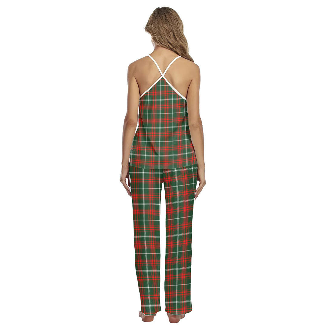 Princess Margaret Tartan Plaid Cami Pajamas Sets