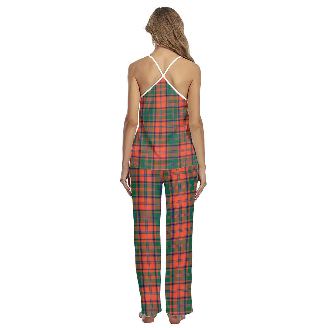 Stewart of Appin Ancient Tartan Plaid Cami Pajamas Sets