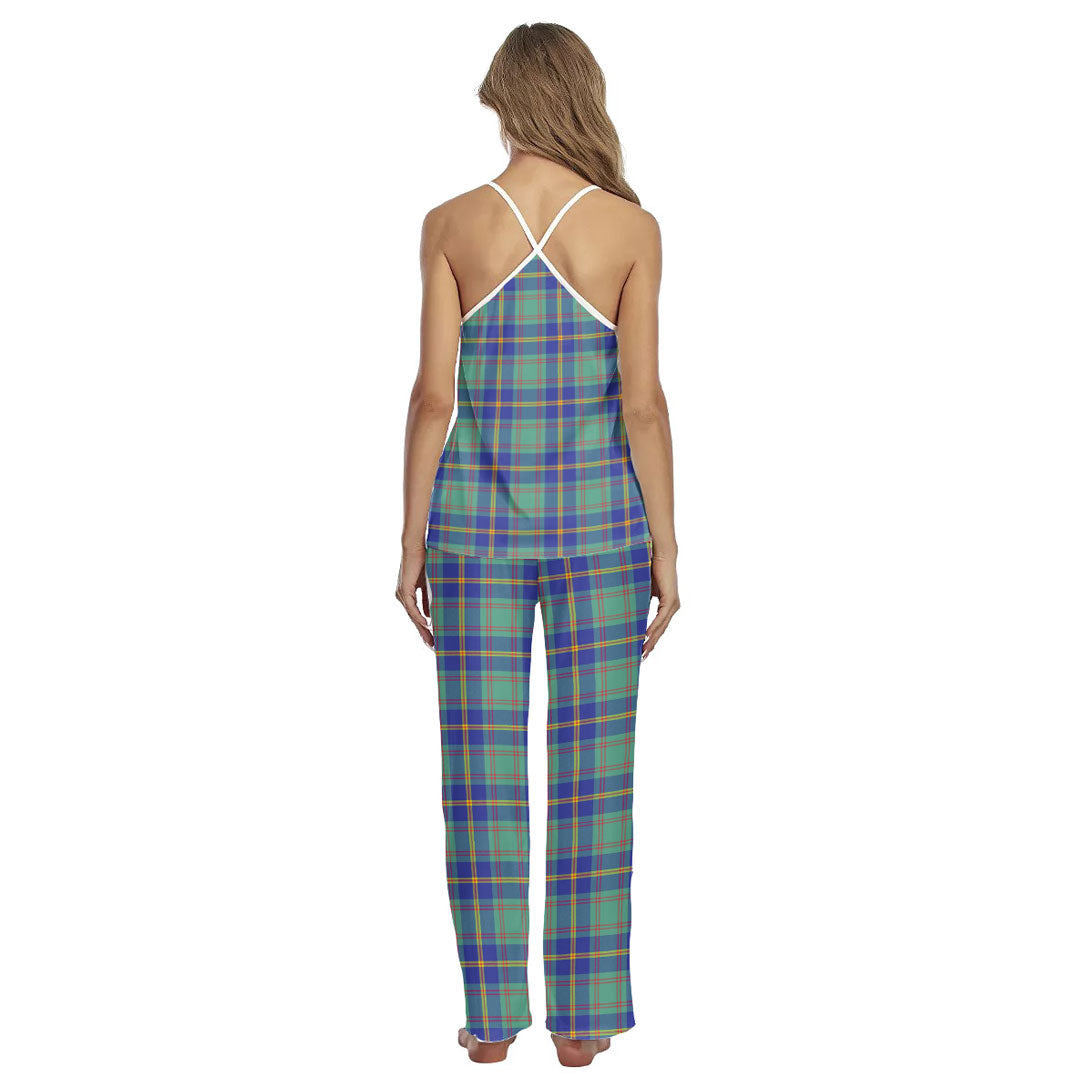 US Marine Tartan Plaid Cami Pajamas Sets