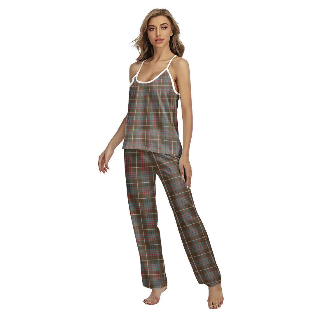 MacIntyre Hunting Weathered Tartan Plaid Cami Pajamas Sets