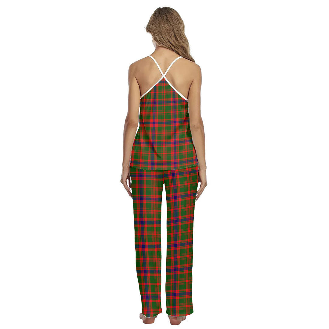 Nithsdale District Tartan Plaid Cami Pajamas Sets