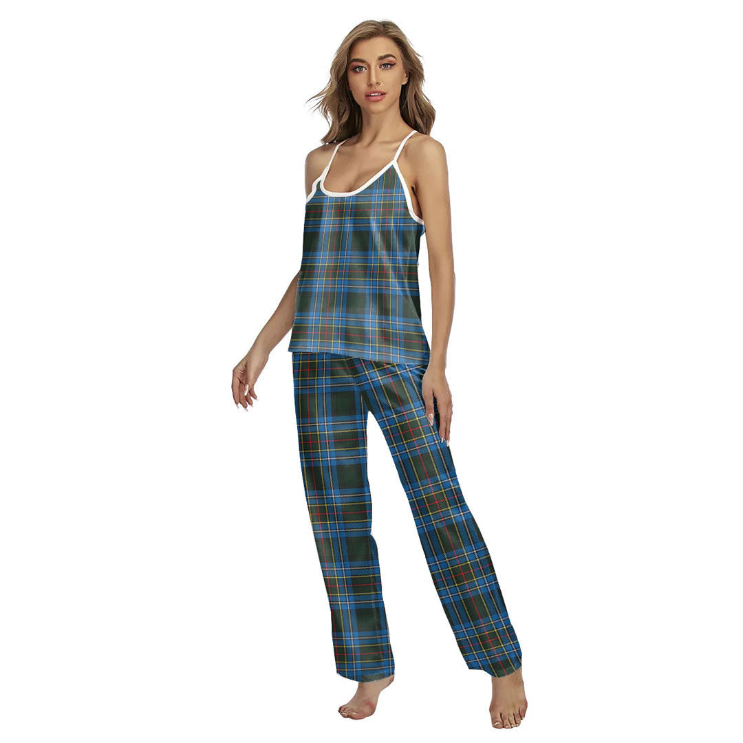 Cockburn Modern Tartan Plaid Cami Pajamas Sets