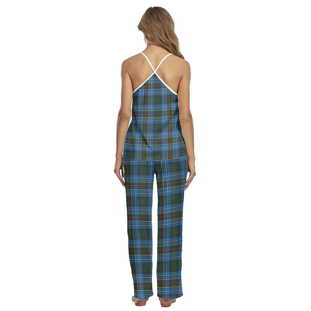 Cockburn Modern Tartan Plaid Cami Pajamas Sets