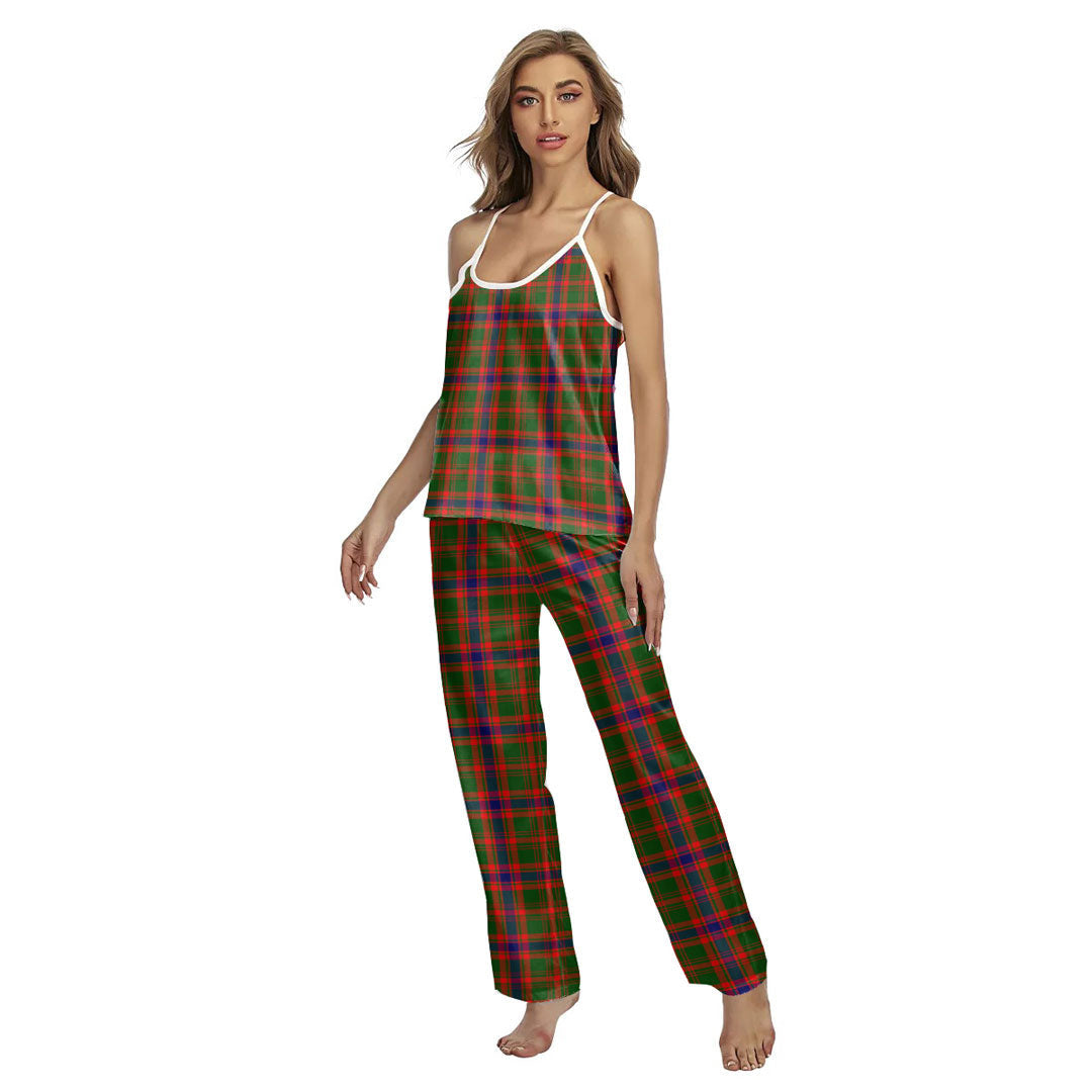 Nithsdale District Tartan Plaid Cami Pajamas Sets