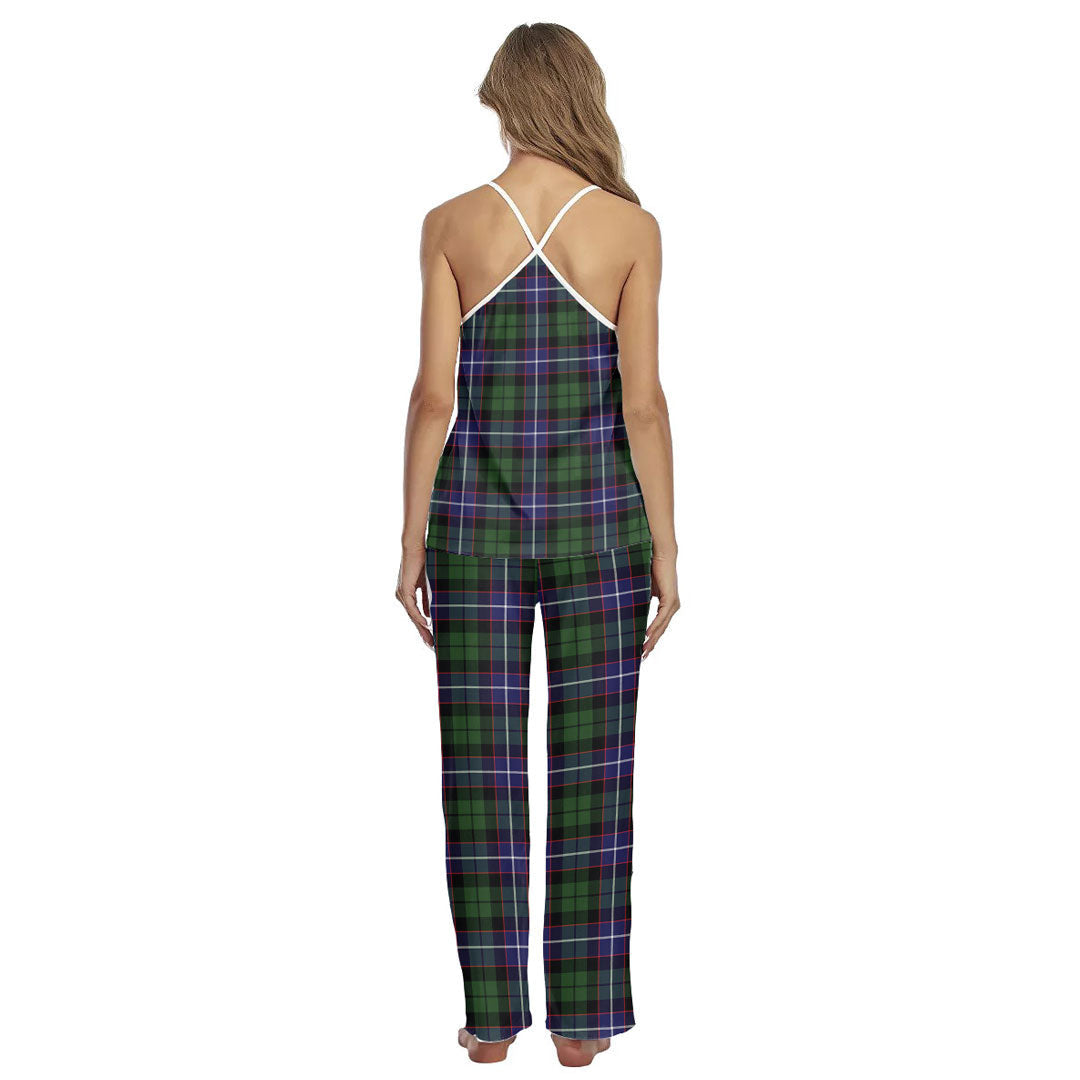 Galbraith Modern Tartan Plaid Cami Pajamas Sets