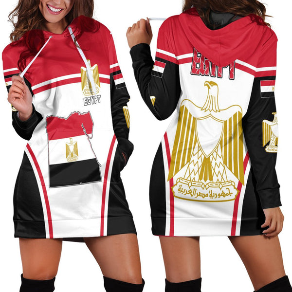 Egypt Active Flag Hoodie Dress