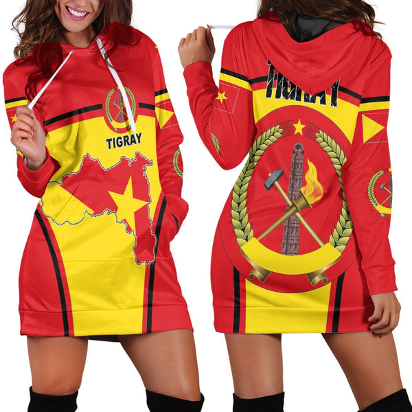 Tigray Active Flag Hoodie Dress