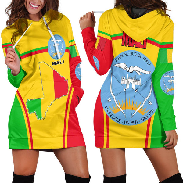 Mali Active Flag Hoodie Dress