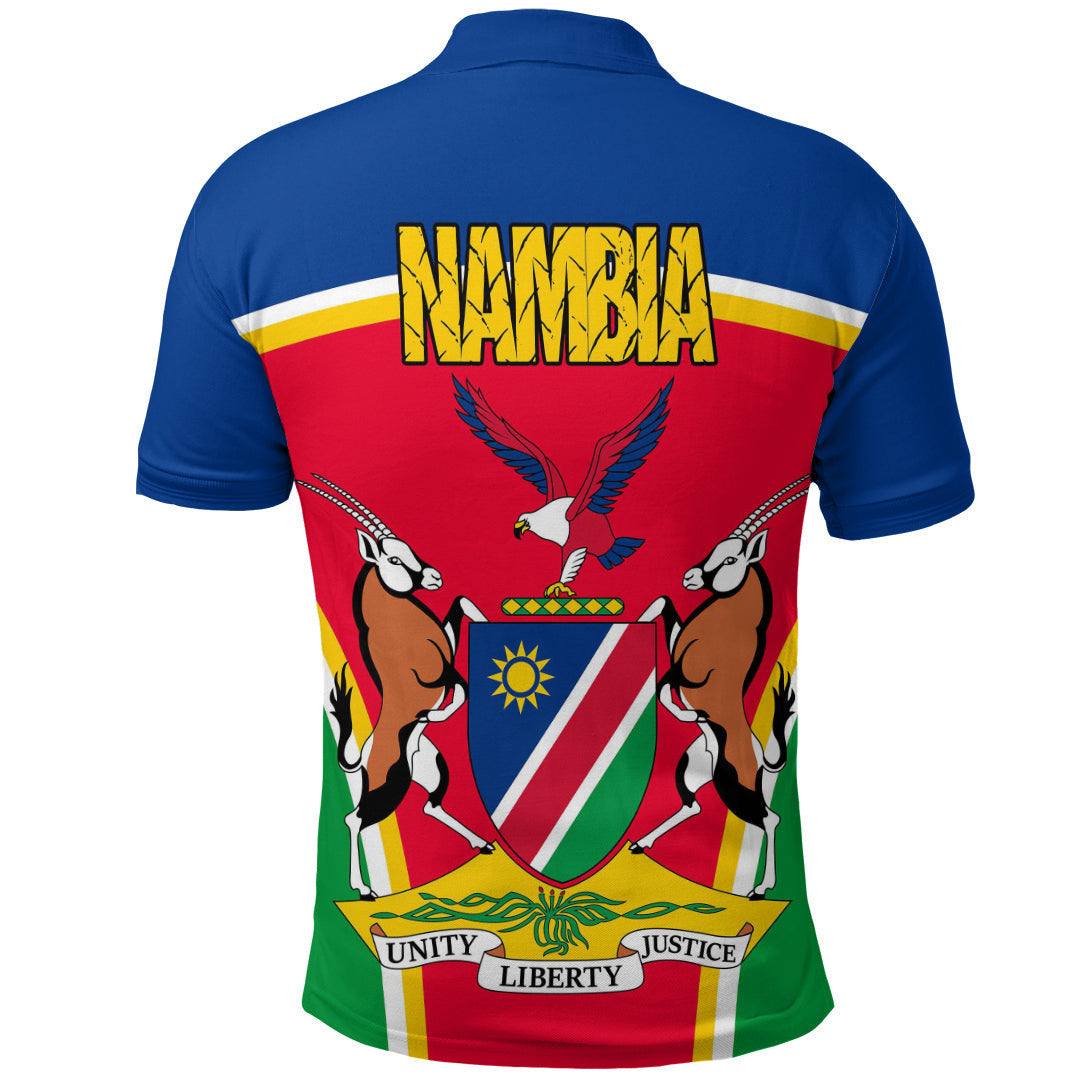 Namibia Active Flag Polo Shirt