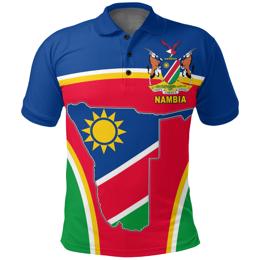 Namibia Active Flag Polo Shirt