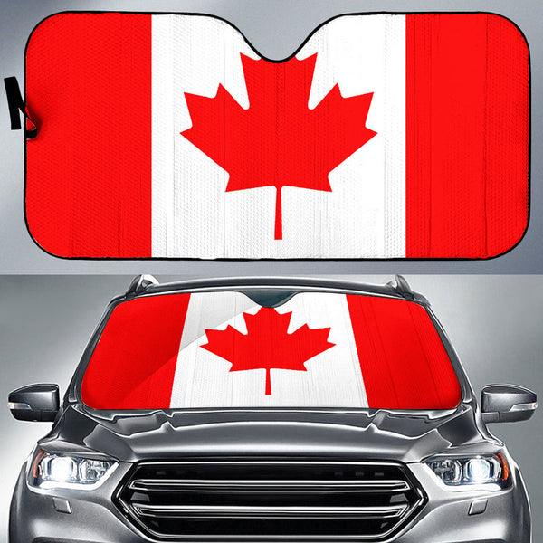 Canada Round Auto Sun Shades Metal Style