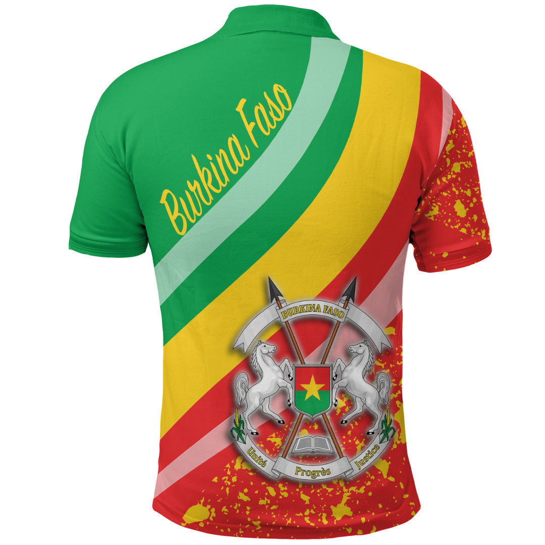 Burkina Faso Special Flag Polo Shirt