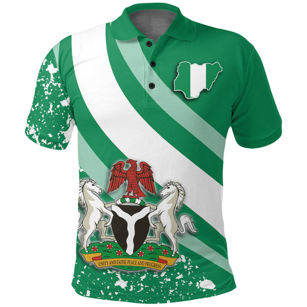 Nigeria Special Flag Polo Shirt