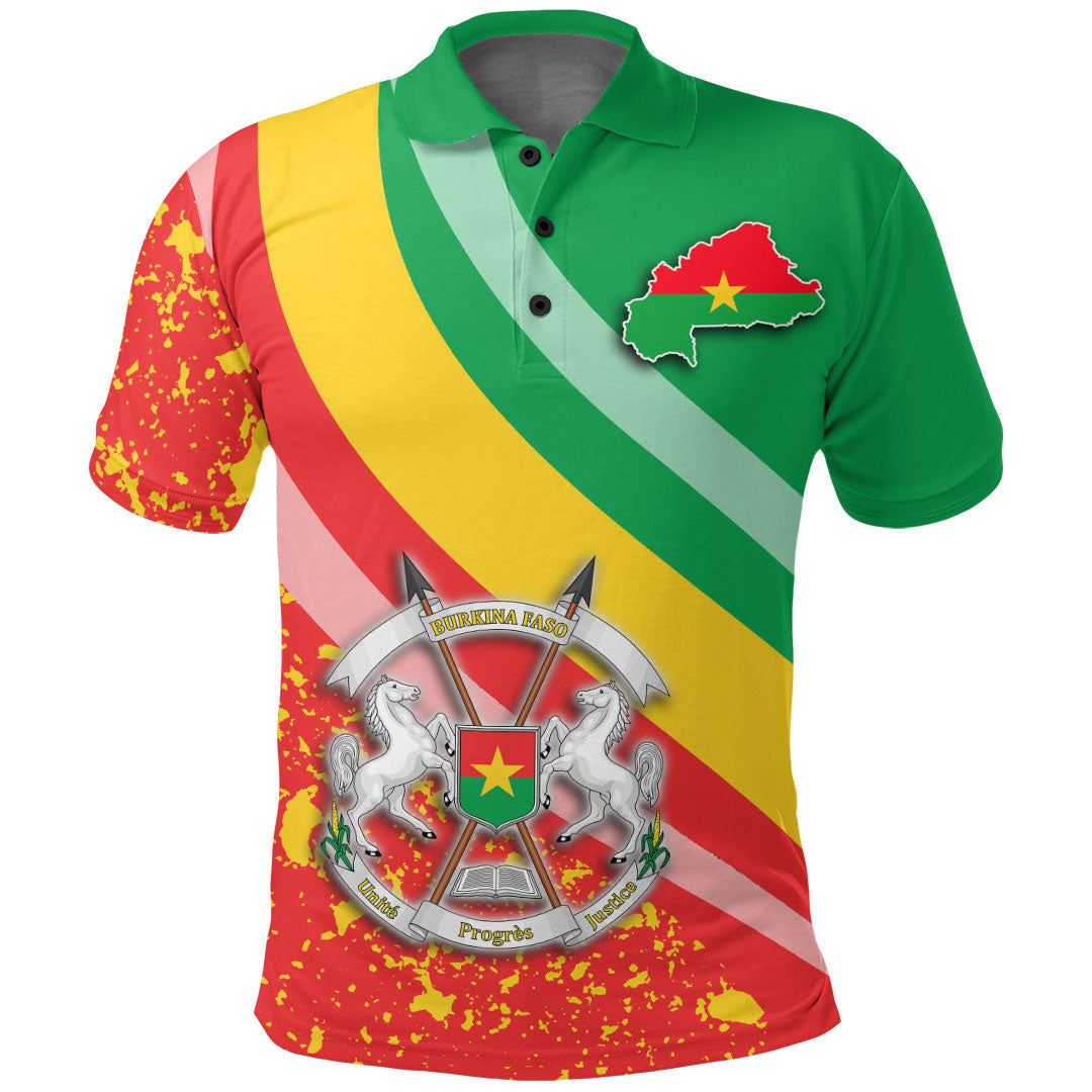 Burkina Faso Special Flag Polo Shirt