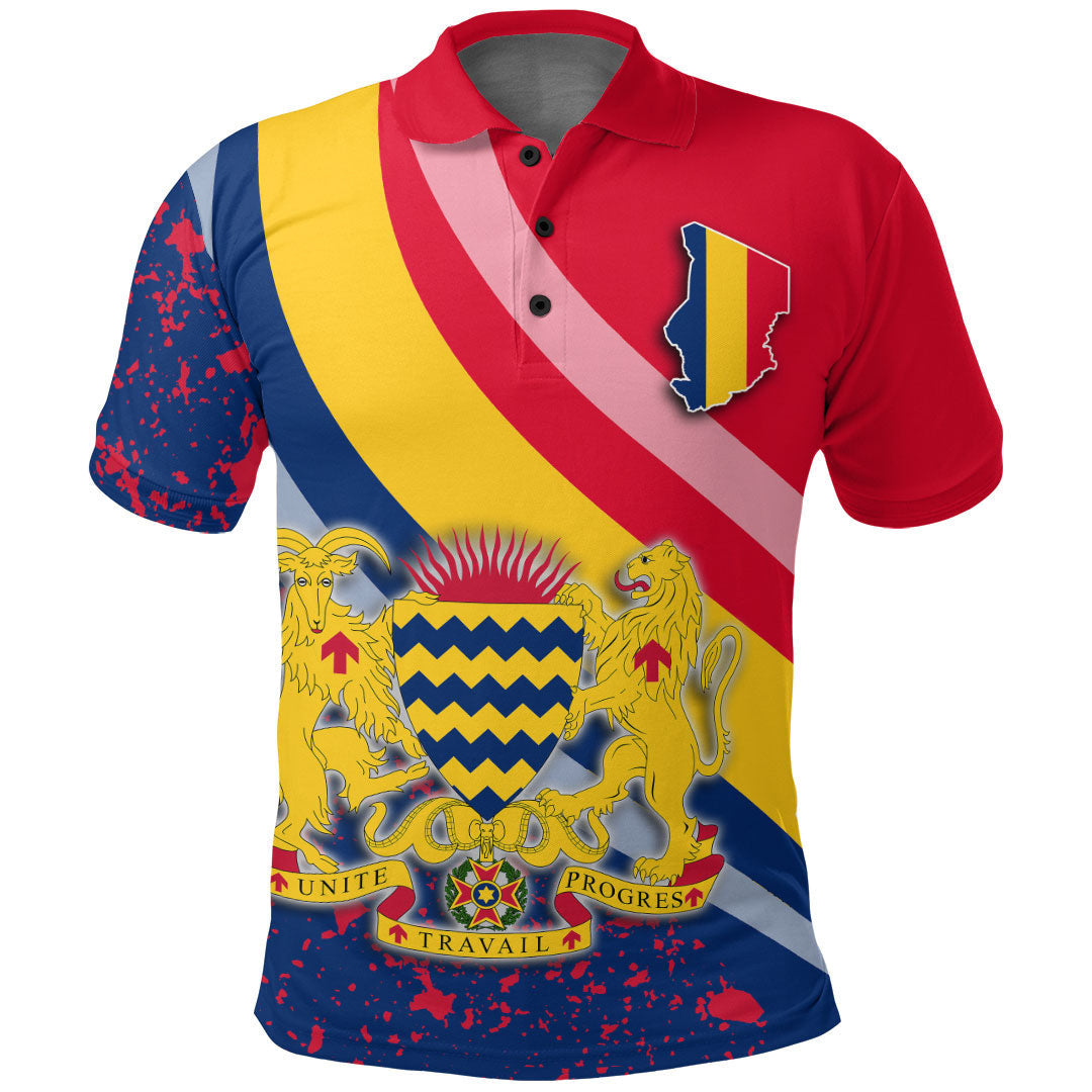 Chad Special Flag Polo Shirt