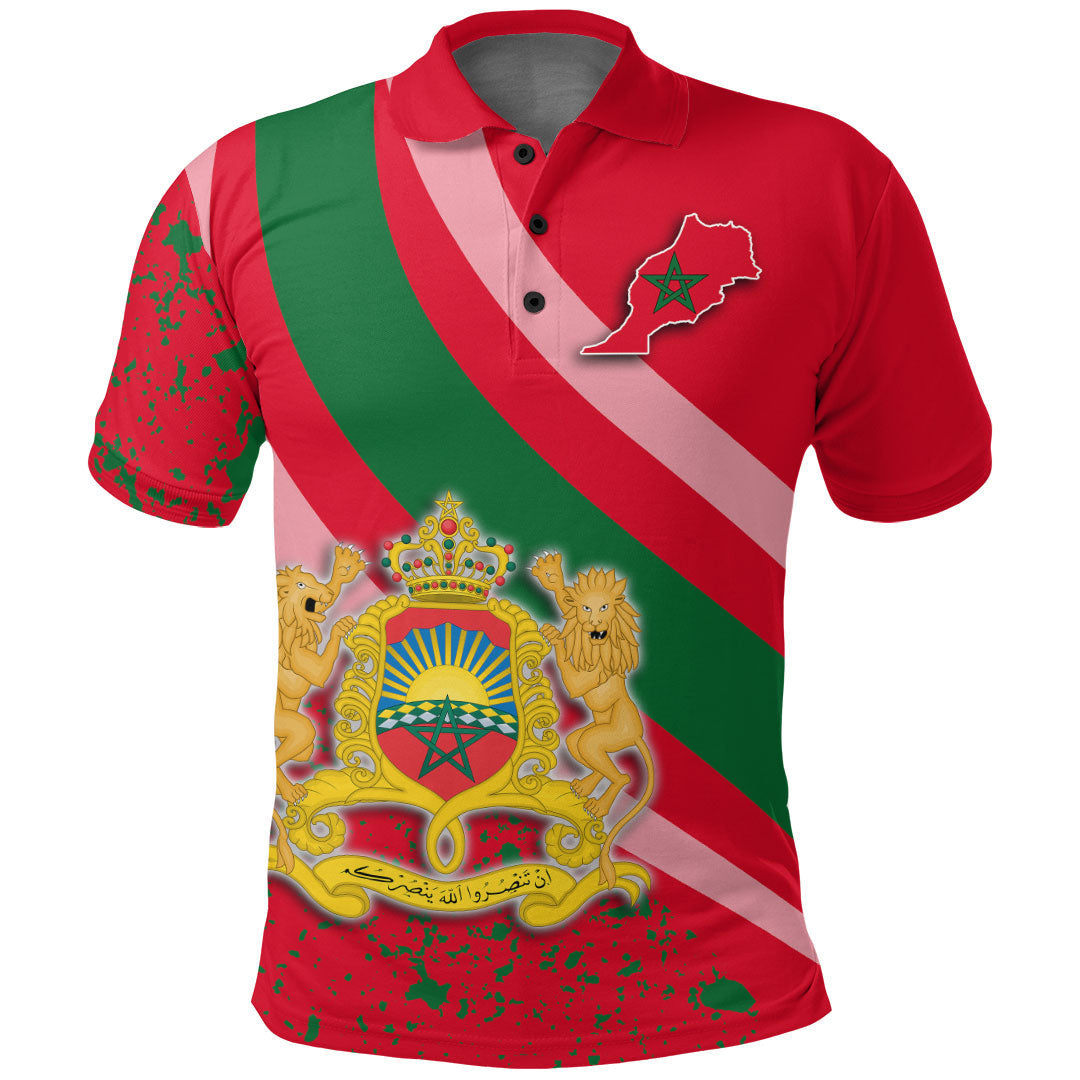 Morocco Special Flag Polo Shirt