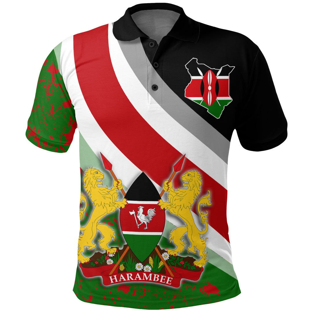 Kenya Special Flag Polo Shirt