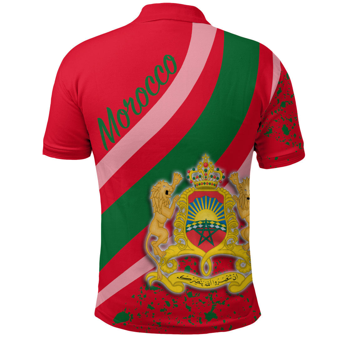 Morocco Special Flag Polo Shirt