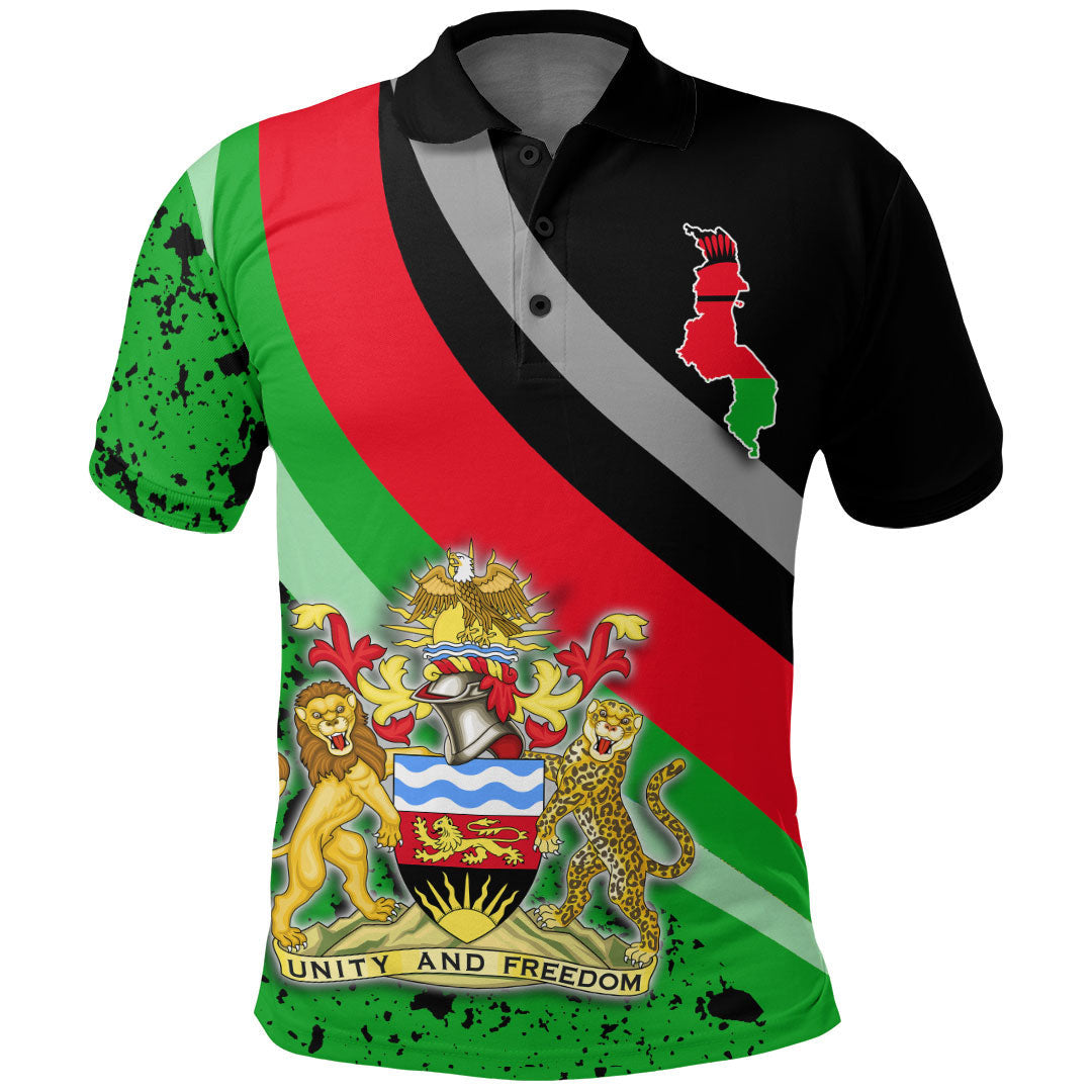 Malawi Special Flag Polo Shirt