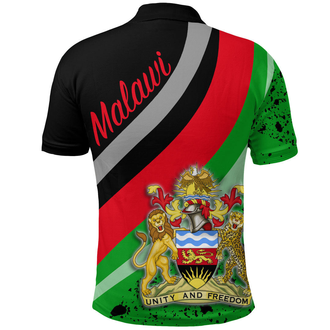 Malawi Special Flag Polo Shirt