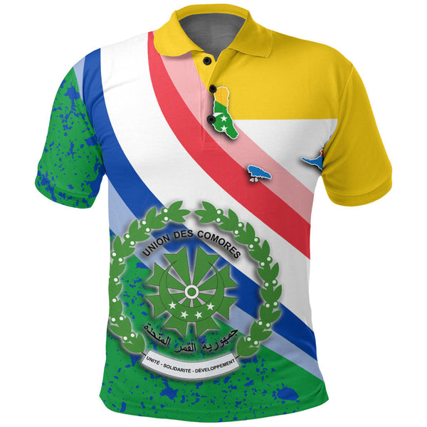 Comoros Special Flag Polo Shirt