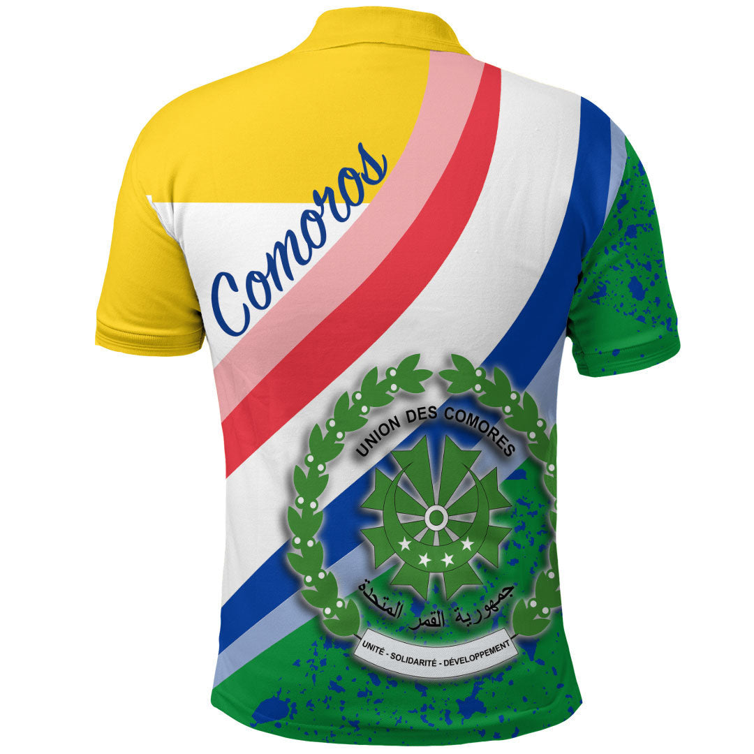 Comoros Special Flag Polo Shirt