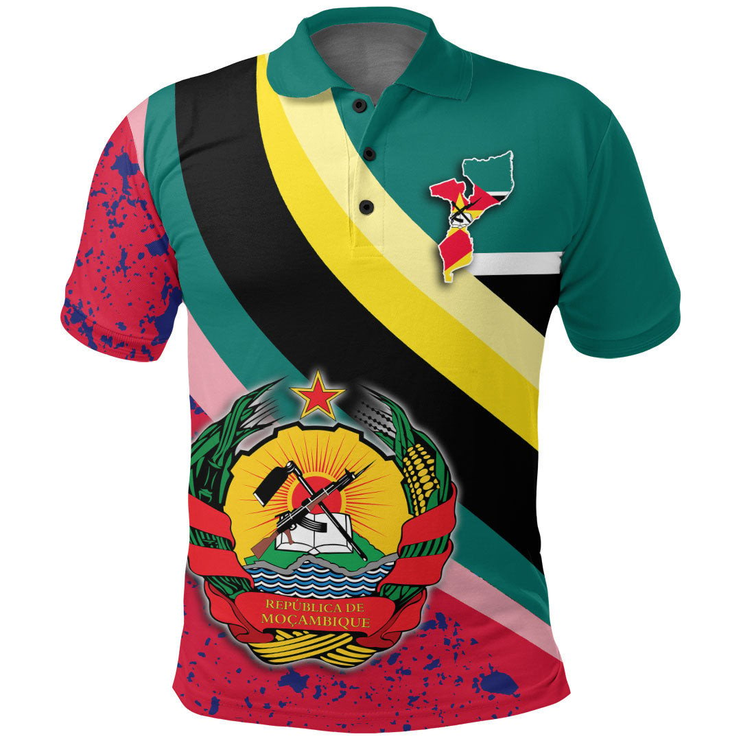 Mozambique Special Flag Polo Shirt