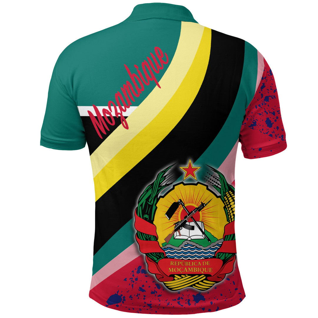 Mozambique Special Flag Polo Shirt