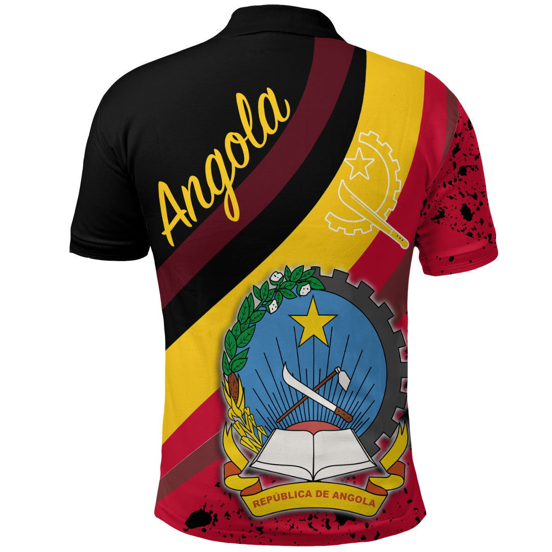 Angola Special Flag Polo Shirt