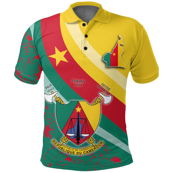 Cameroon Special Flag Polo Shirt