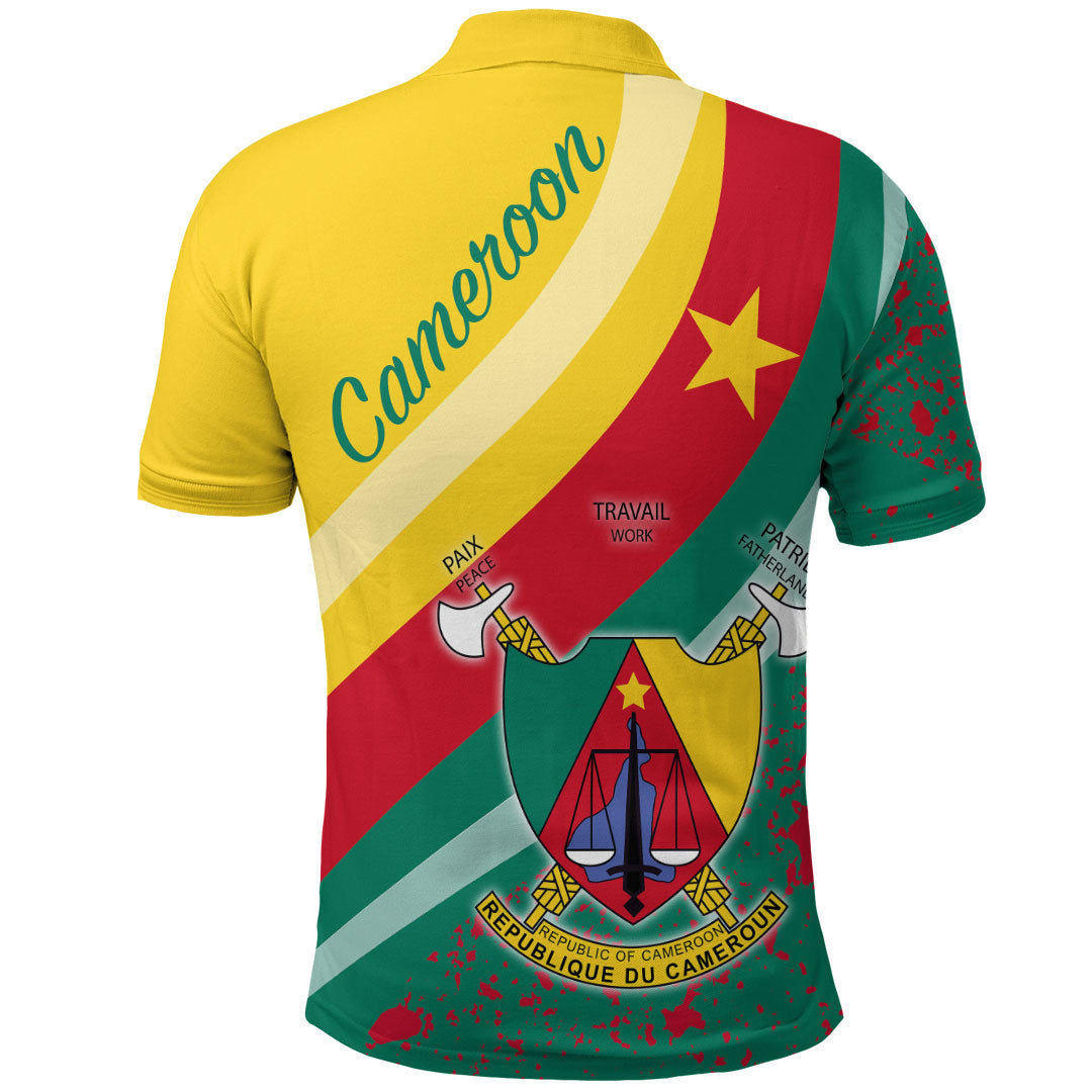 Cameroon Special Flag Polo Shirt