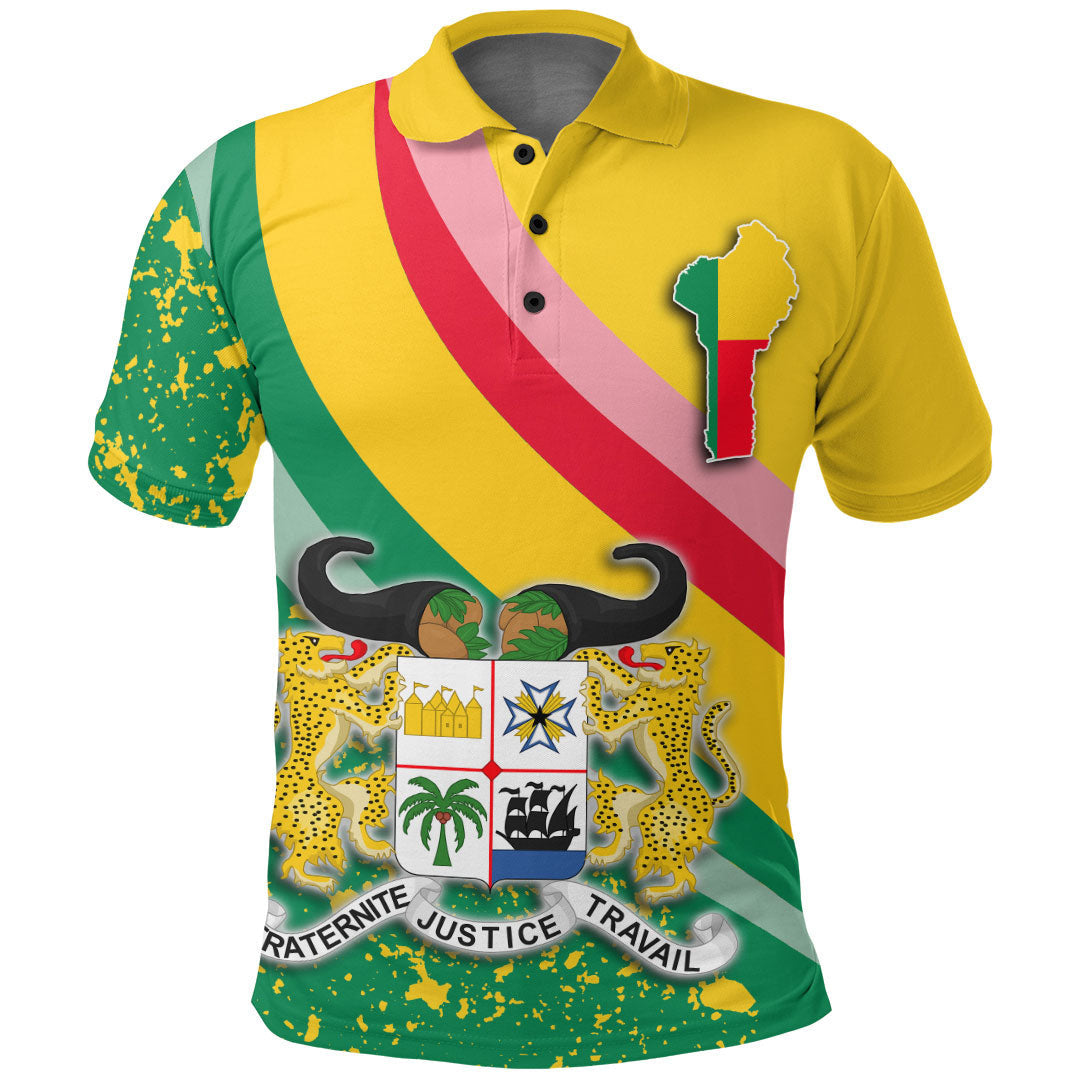 Benin Special Flag Polo Shirt