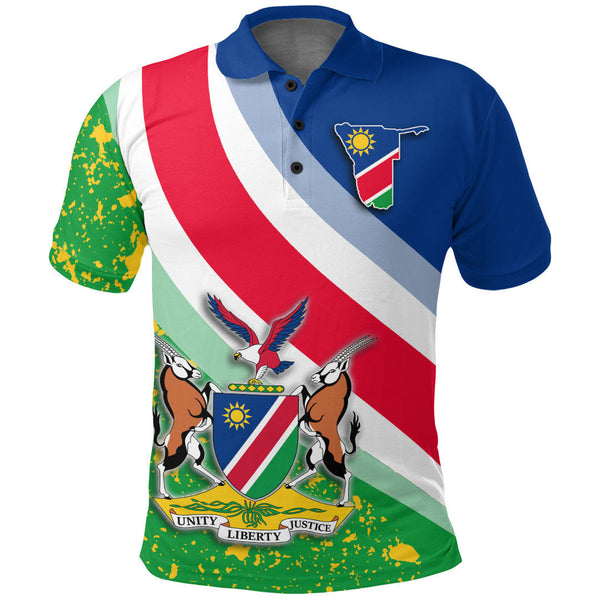 Namibia Special Flag Polo Shirt